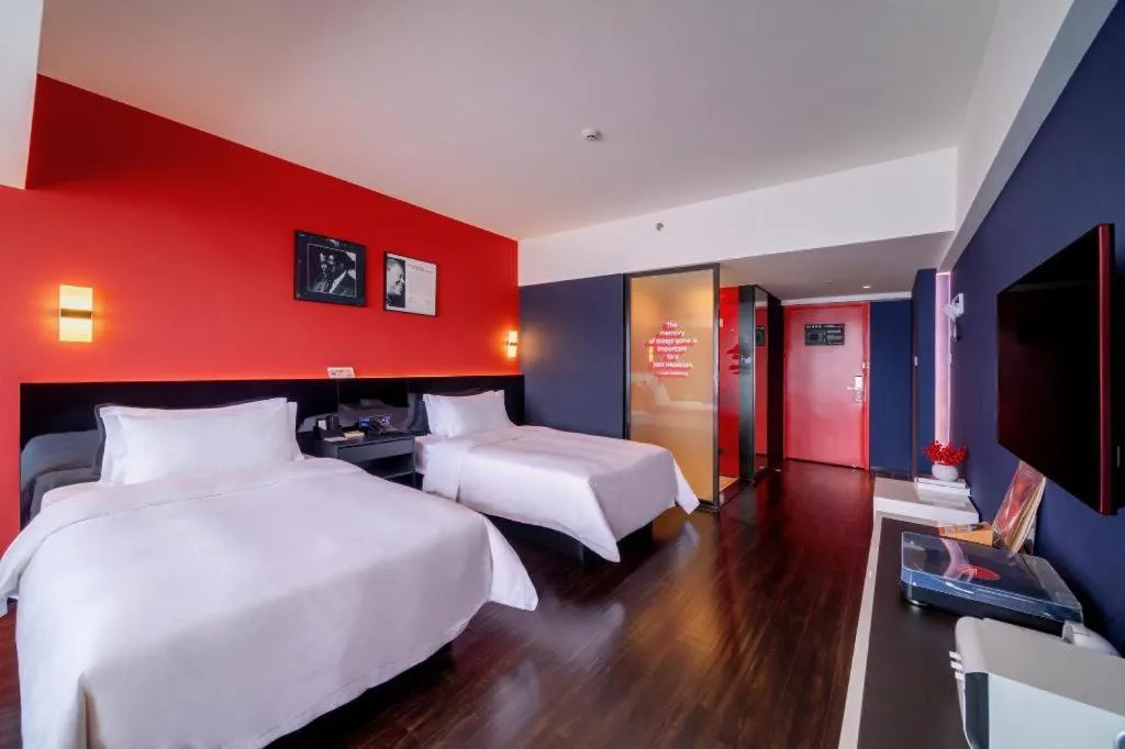 Bed in M Hotel Shenzhen Nanshan