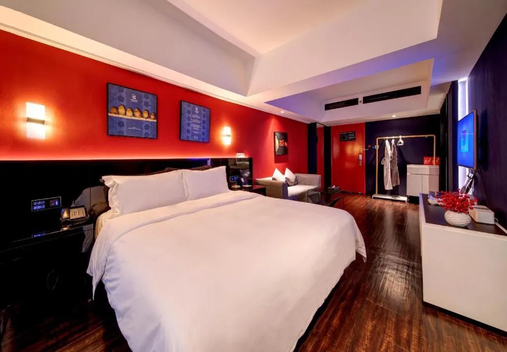 Bed in M Hotel Shenzhen Nanshan