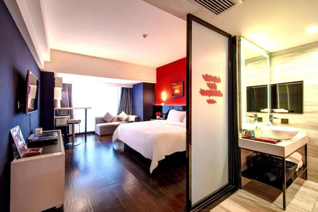 Bed in M Hotel Shenzhen Nanshan