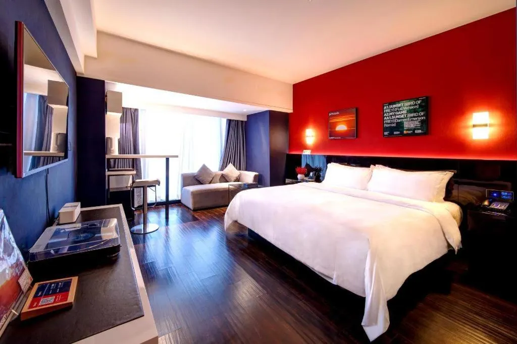 Bed in M Hotel Shenzhen Nanshan