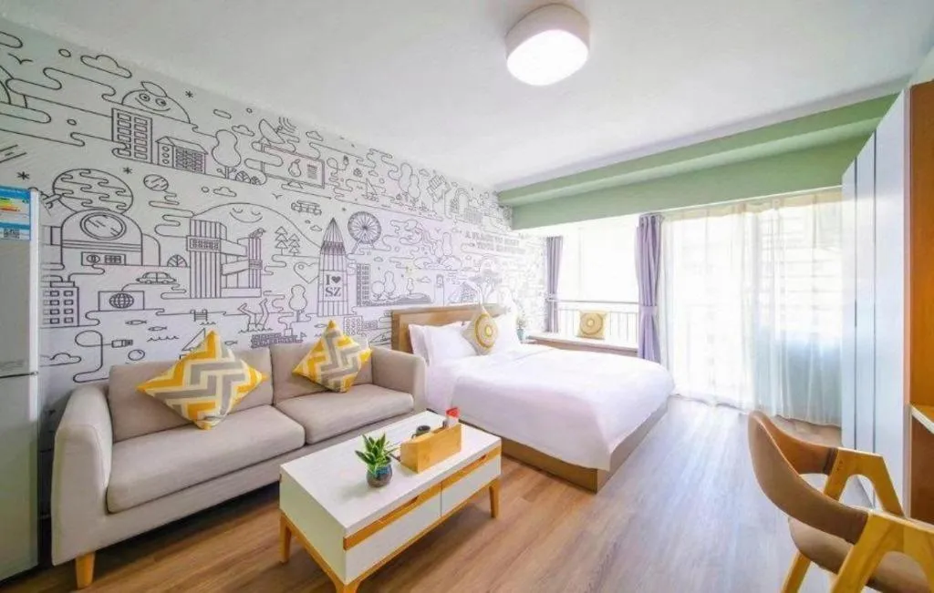 Bed in M Hotel Shenzhen Nanshan