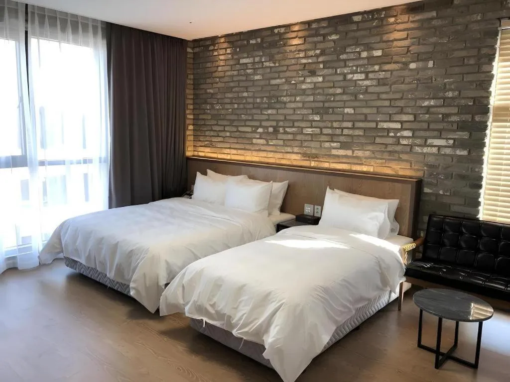 Bed in Hotel Morning Calm