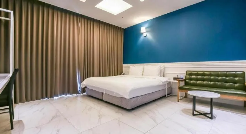 Bed in Hotel Morning Calm