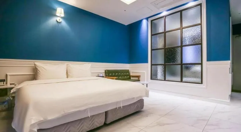 Bed in Hotel Morning Calm