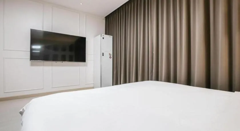 Bed in Hotel Morning Calm