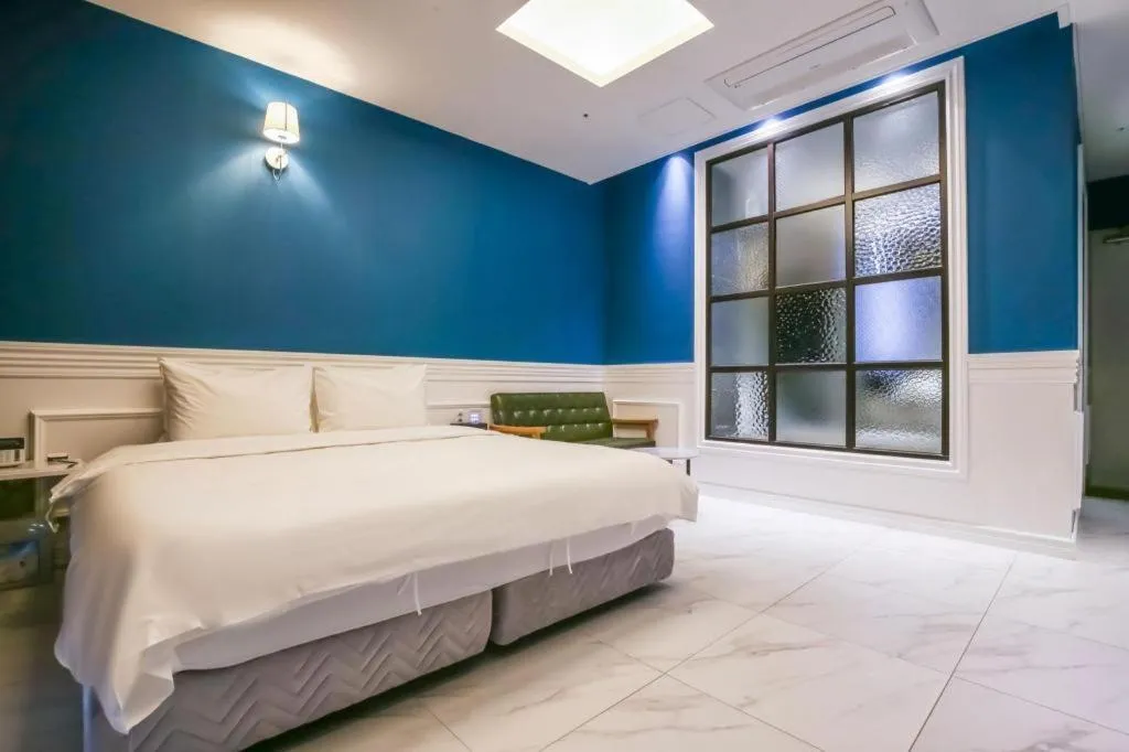 Bed in Hotel Morning Calm