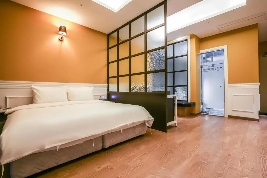 Bed in Hotel Morning Calm