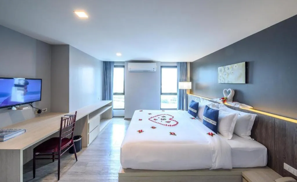 Bed in IWISH Hotel Bangkok