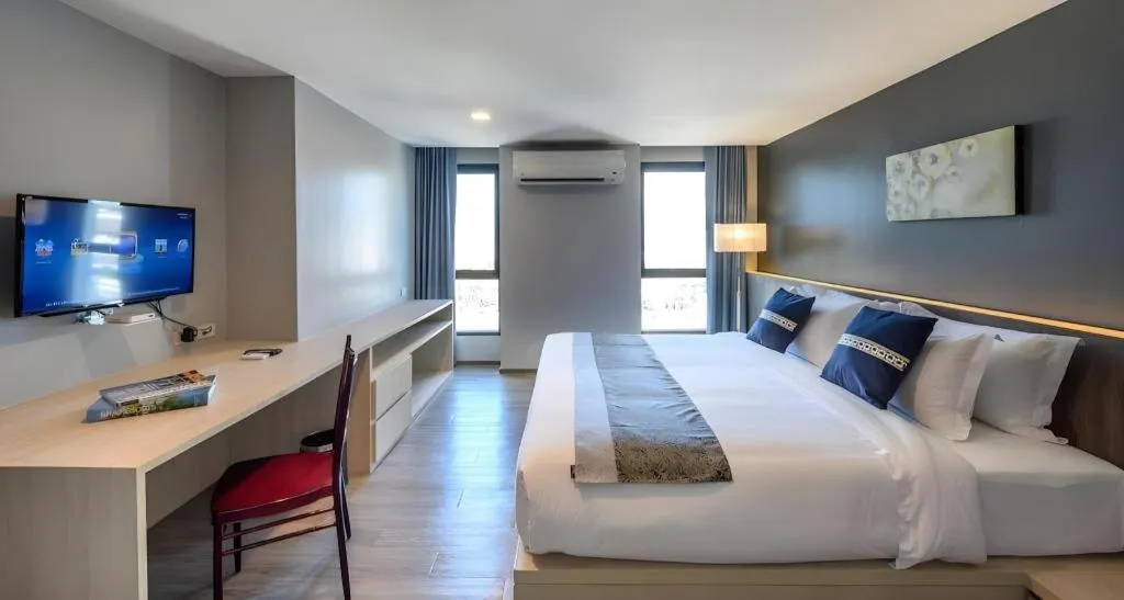 Bed in IWISH Hotel Bangkok