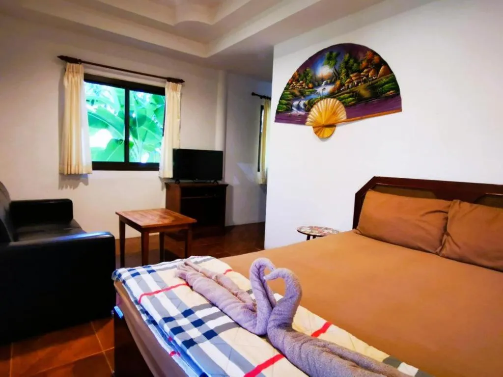 Bed in Sanook Sanang Resort