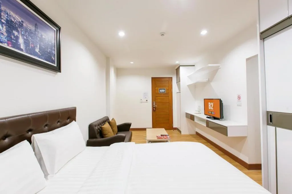 Bed in B2 Sriracha Premier Hotel