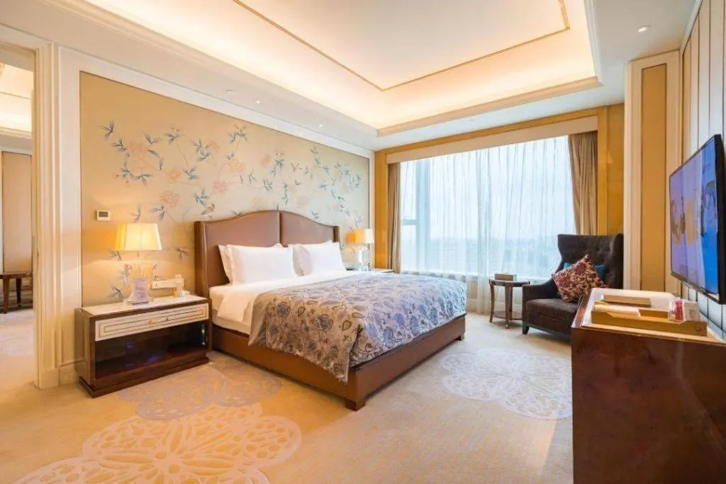 Bed in Suqian Hengli International Hotel