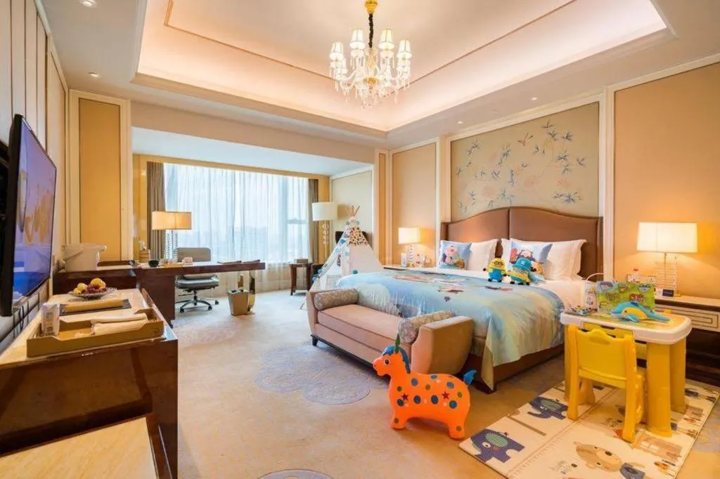 Bed in Suqian Hengli International Hotel
