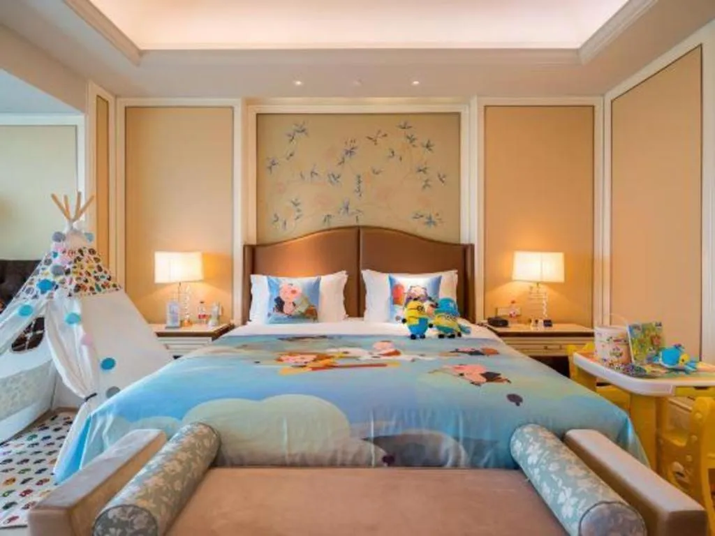 Bed in Suqian Hengli International Hotel