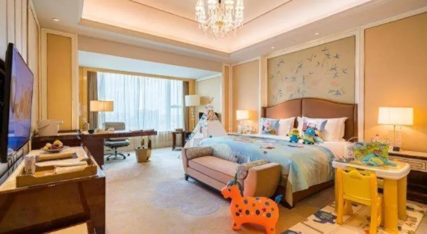 Bed in Suqian Hengli International Hotel