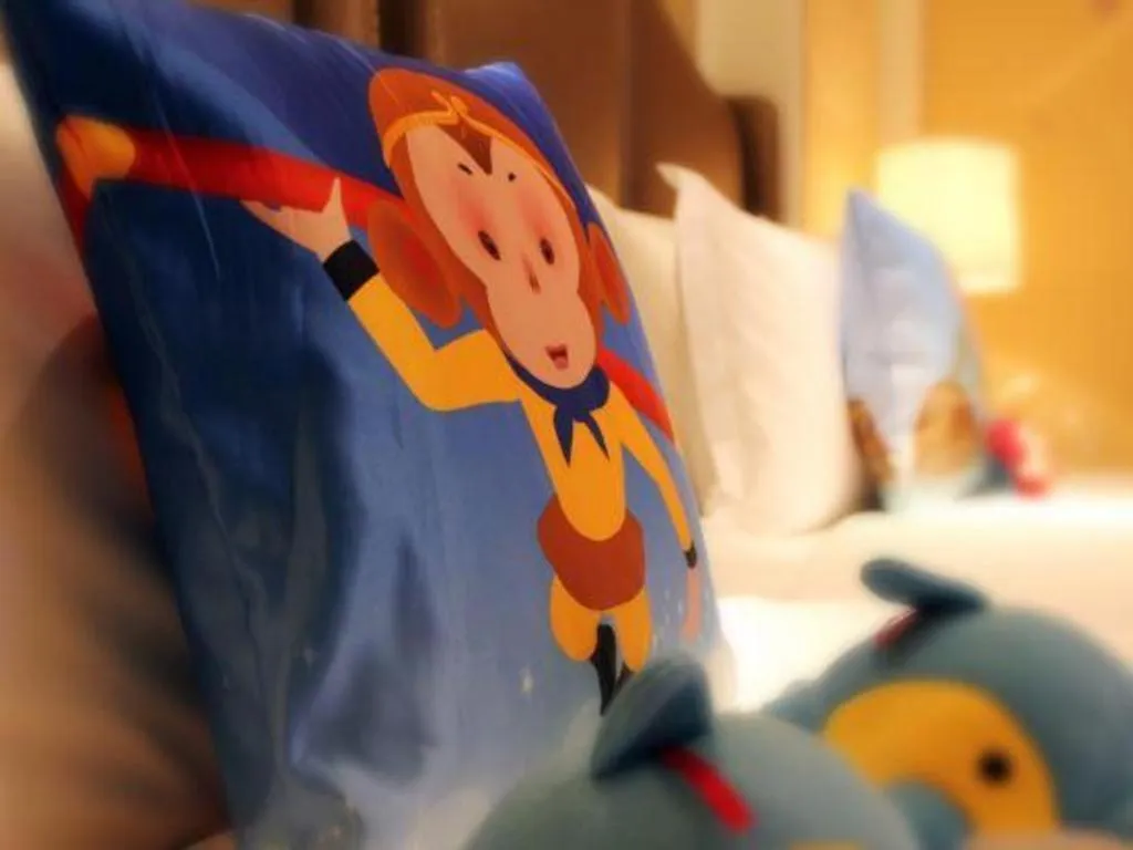 Bed in Suqian Hengli International Hotel