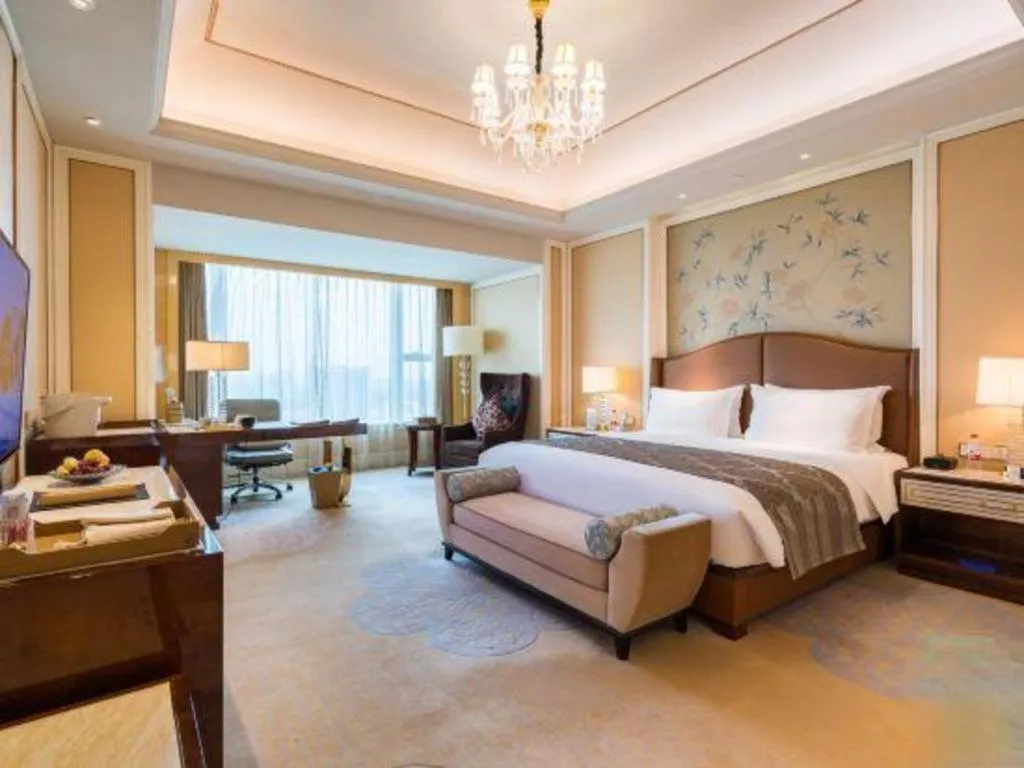 Bed in Suqian Hengli International Hotel