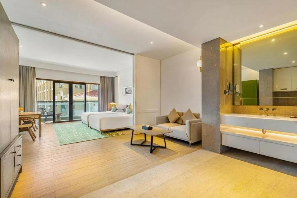 Bed in Rock Platinum Sea View Hotel