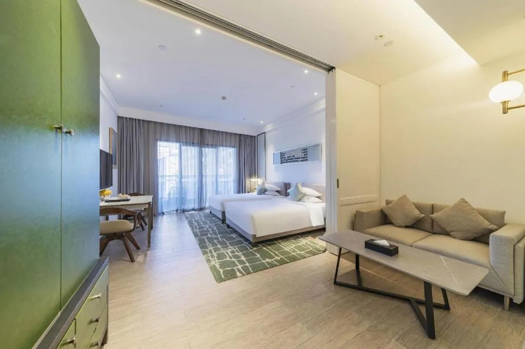 Bed in Rock Platinum Sea View Hotel