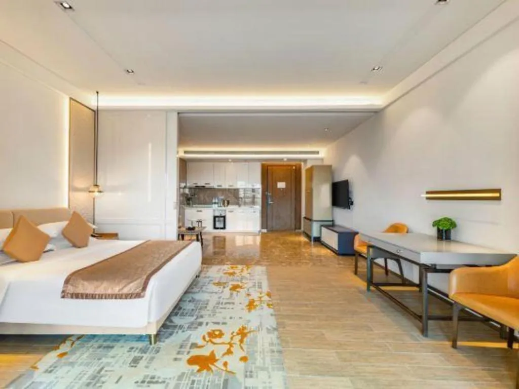 Bed in Rock Platinum Sea View Hotel