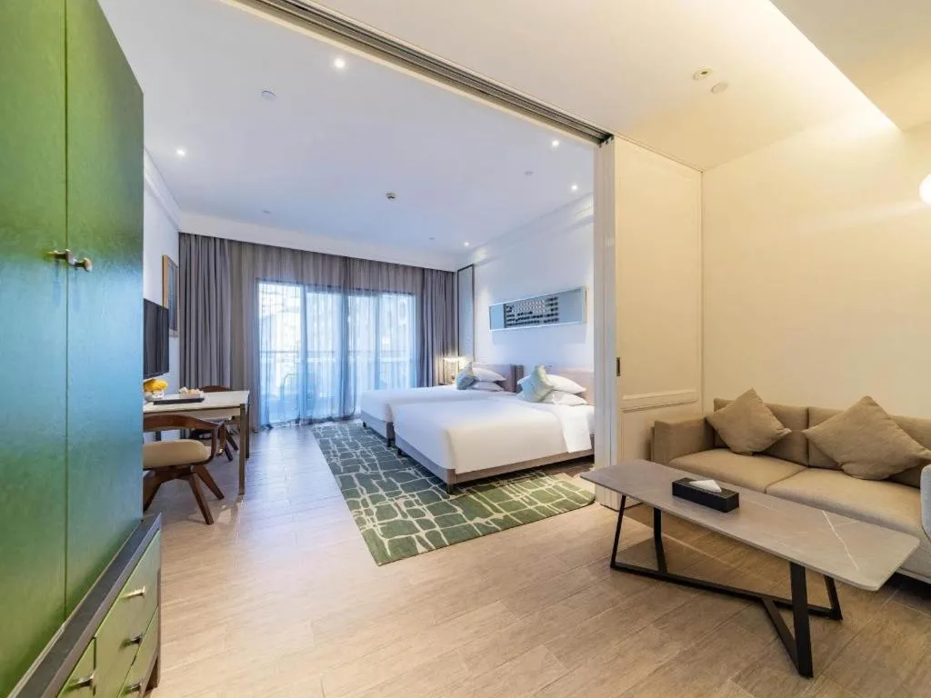 Bed in Rock Platinum Sea View Hotel