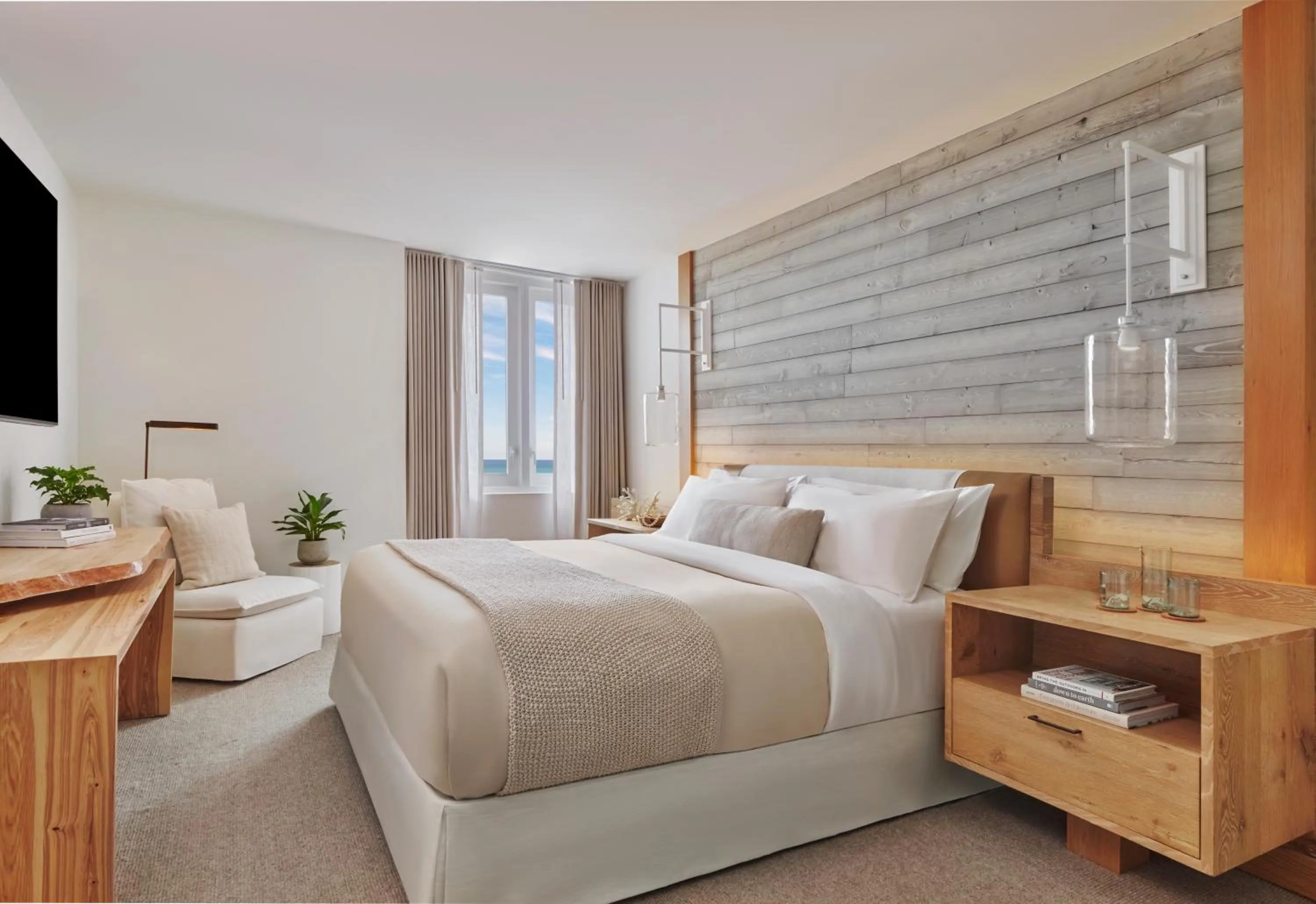 Bedroom, Bed in 1 Hotel South Beach