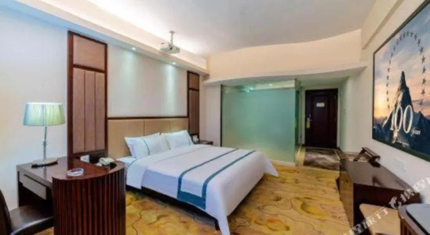 Bed in City Comfort Inn Guangzhou Hanxi Changlong Shiqiao Metro Station