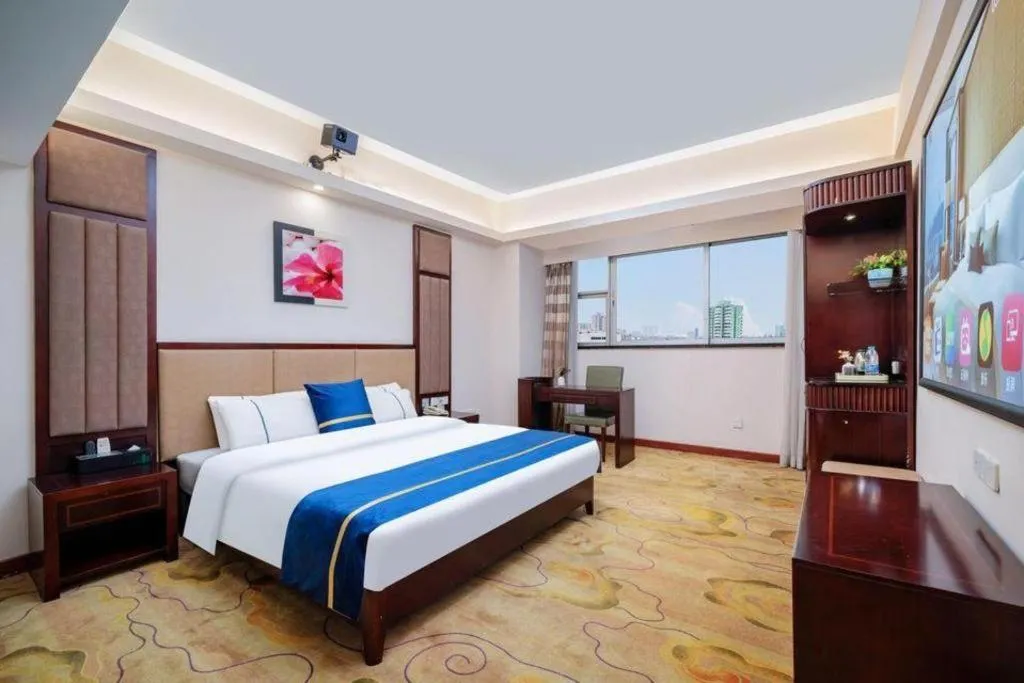 Bed in City Comfort Inn Guangzhou Hanxi Changlong Shiqiao Metro Station
