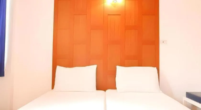 Bed in New Siam Guest House