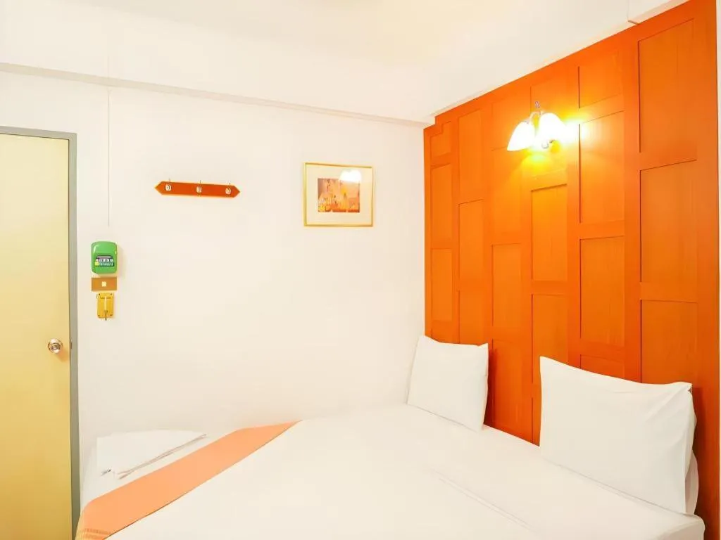 Bed in New Siam Guest House