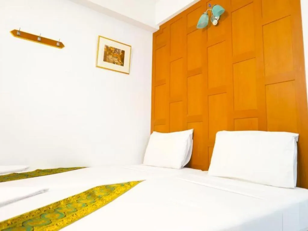 Bed in New Siam Guest House