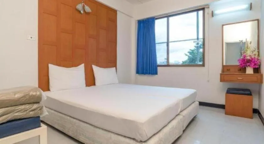 Bed in New Siam Guest House