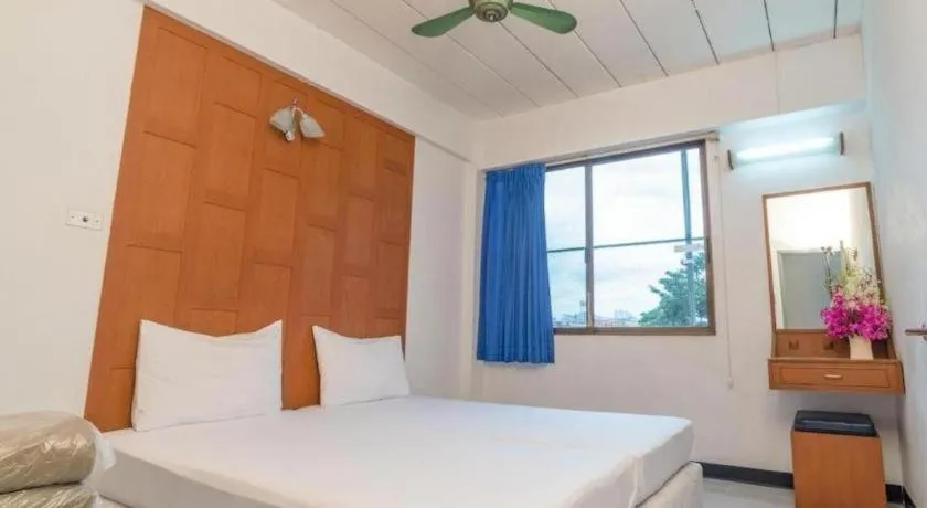 Bed in New Siam Guest House