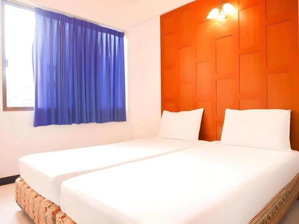 Bed in New Siam Guest House