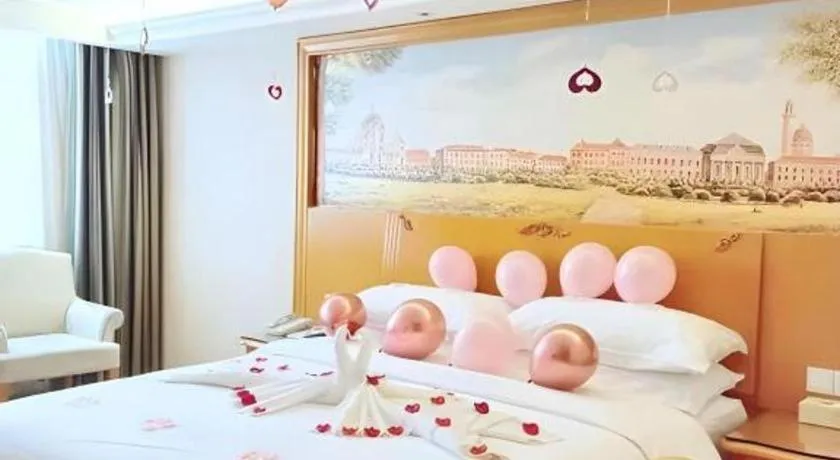 Bed in Vienna Hotel Xi'an Zhonglou