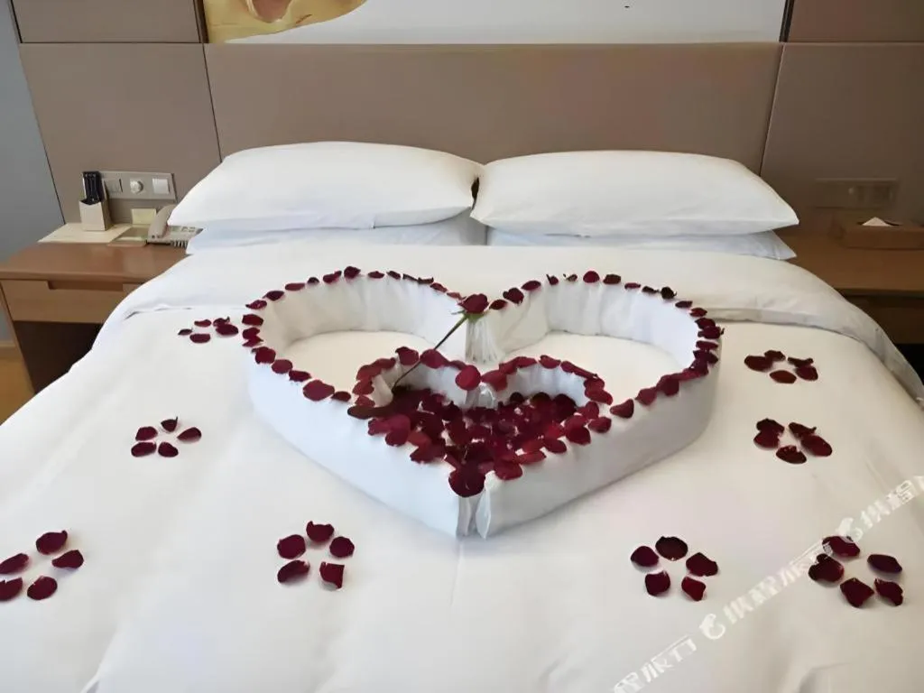 Bed in Vienna Hotel Xi'an Zhonglou