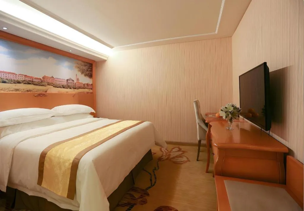 Bed in Vienna Hotel Xi'an Zhonglou