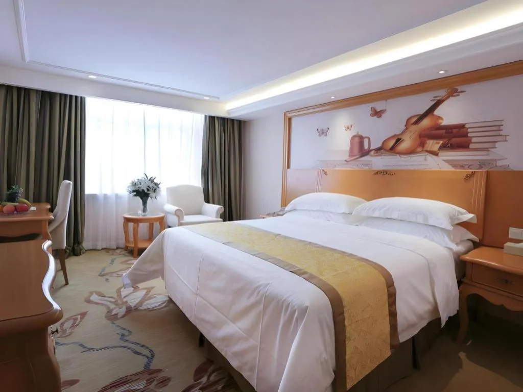 Bed in Vienna Hotel Xi'an Zhonglou