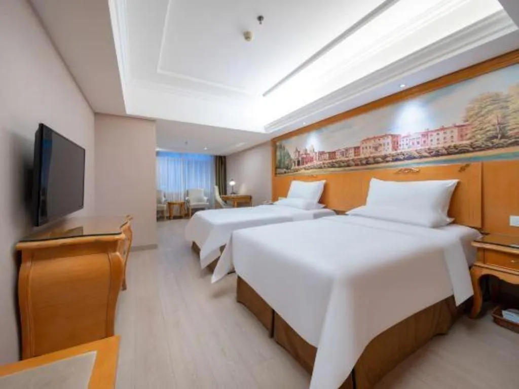 Bed in Vienna Hotel Xi'an Zhonglou