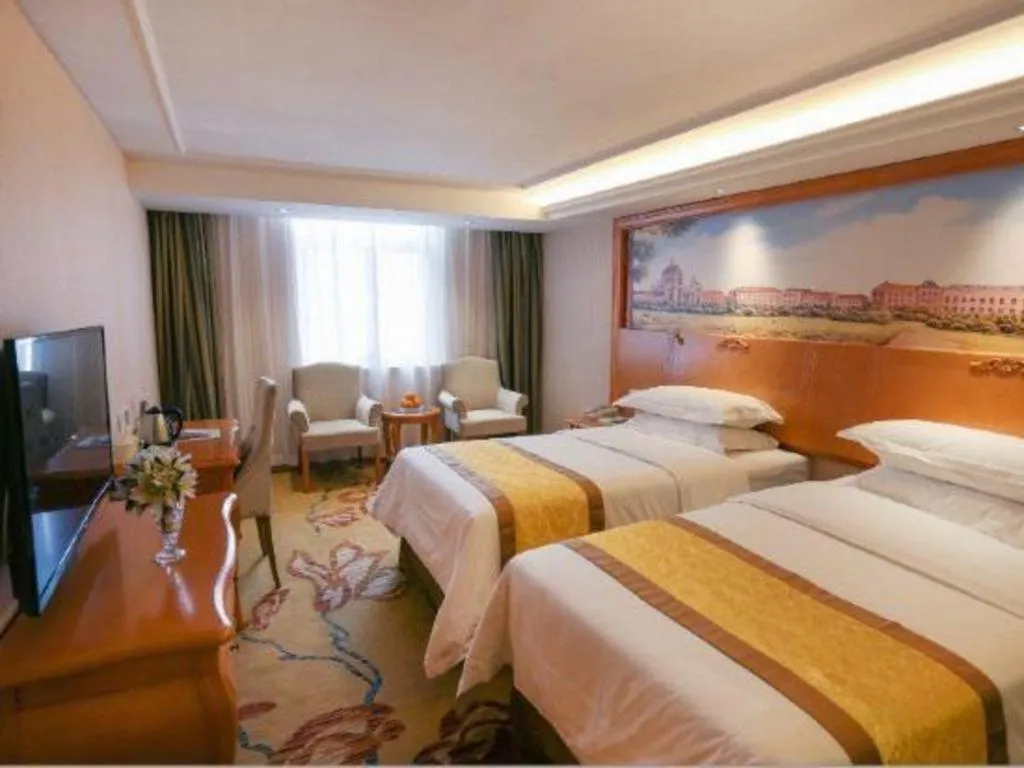 Bed in Vienna Hotel Xi'an Zhonglou