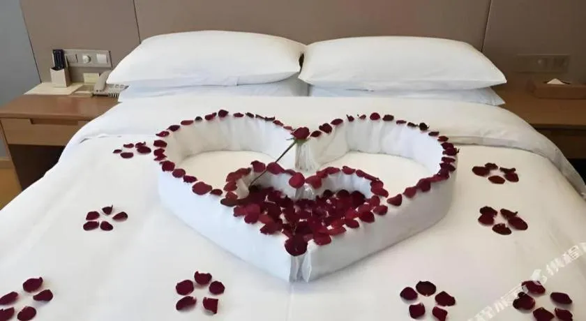 Bed in Vienna Hotel Xi'an Zhonglou