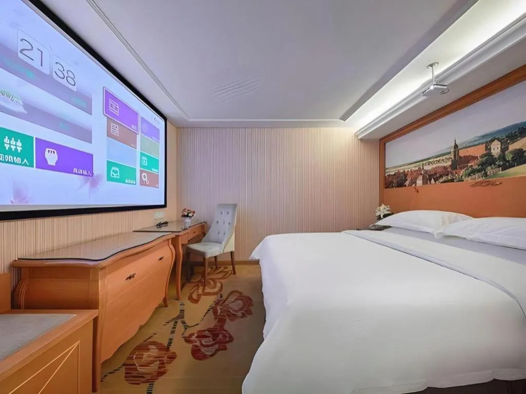 Bed in Vienna Hotel Xi'an Zhonglou