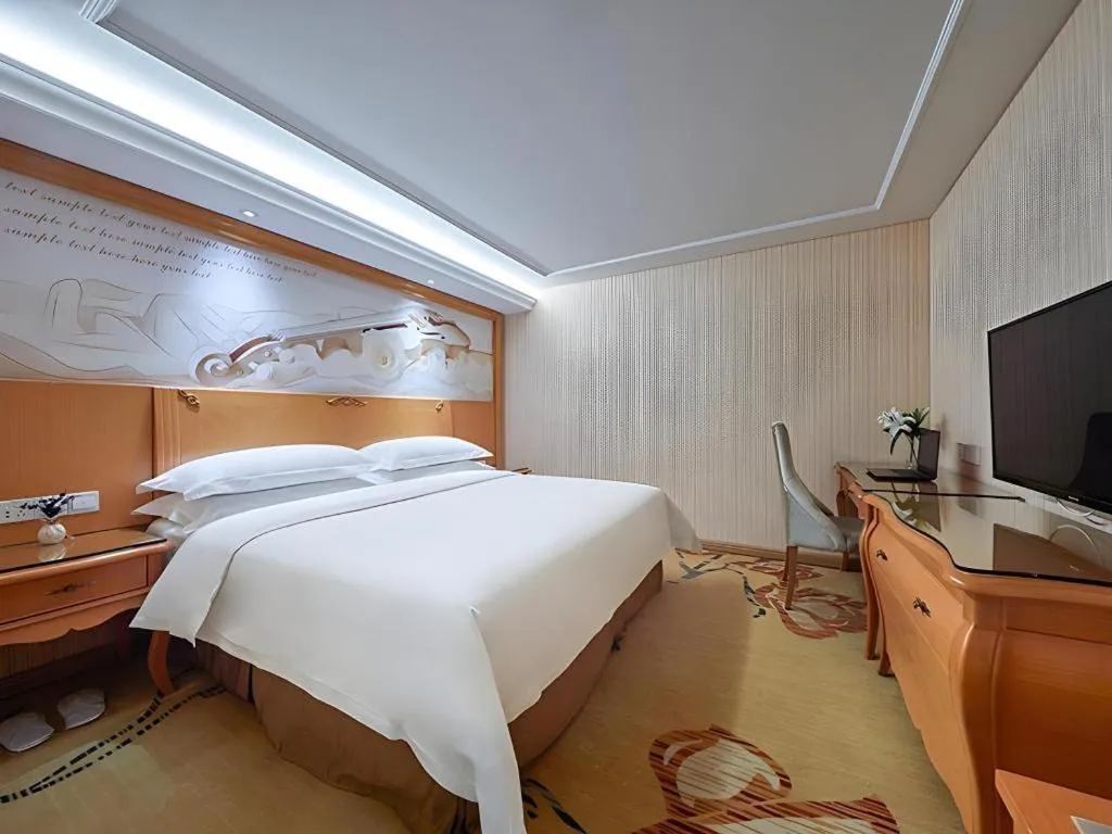 Bed in Vienna Hotel Xi'an Zhonglou