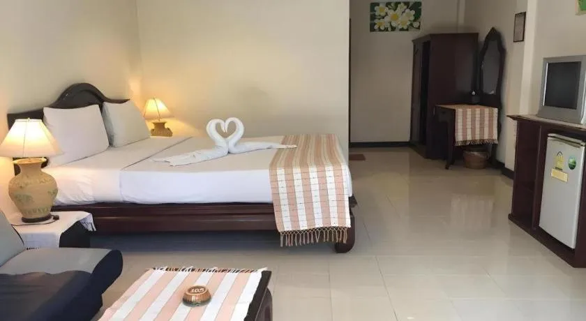 Bed in Lucky Mother Bungalow