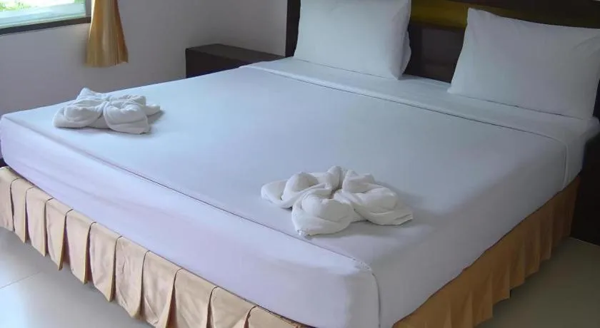 Bed in Lucky Mother Bungalow