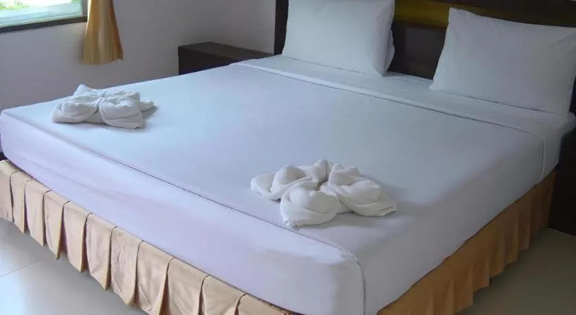 Bed in Lucky Mother Bungalow