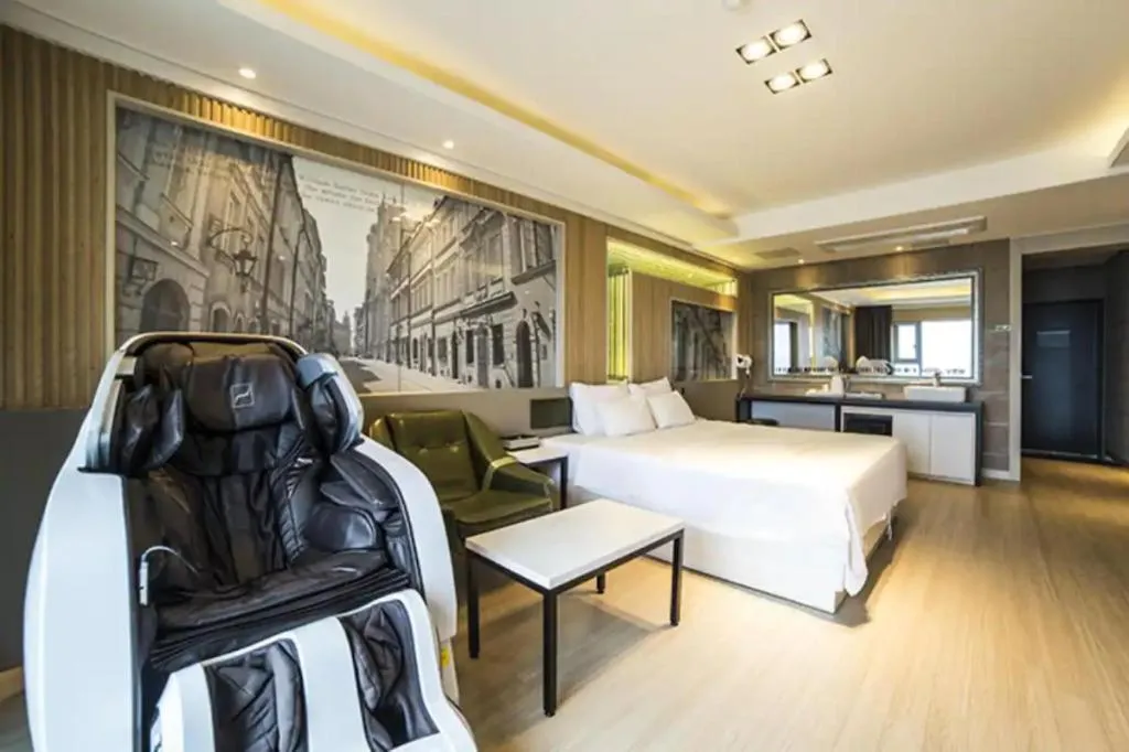 Bed in Pohang Hotel View