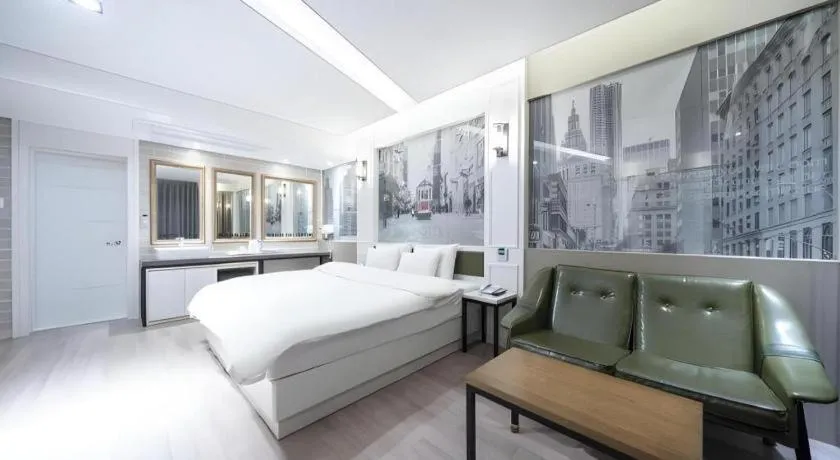 Bed in Pohang Hotel View