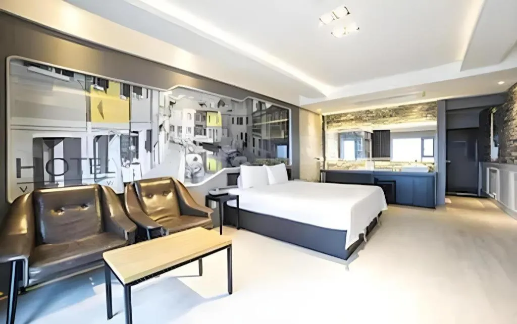 Bed in Pohang Hotel View