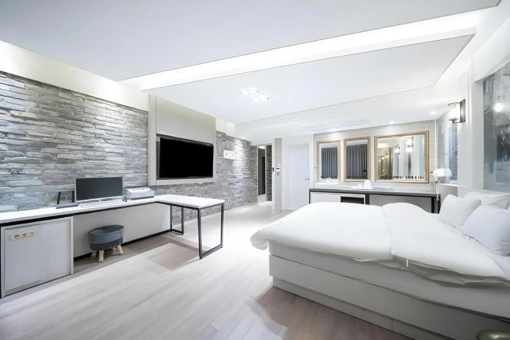 Bed in Pohang Hotel View